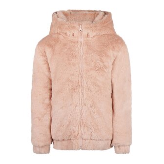 Jas Faux fur oud roze