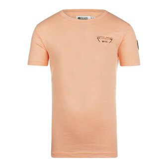 No Way Monday T-shirt Peach Palms