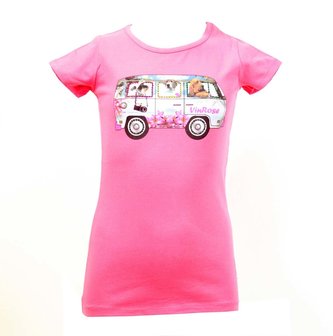 Vinrose t-shirt minibus pink