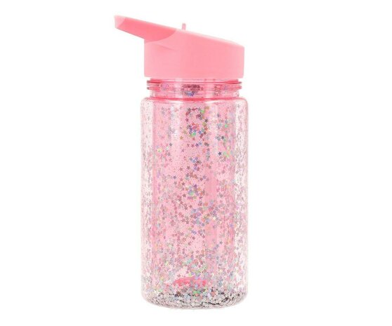 Drinkbus glitter roze