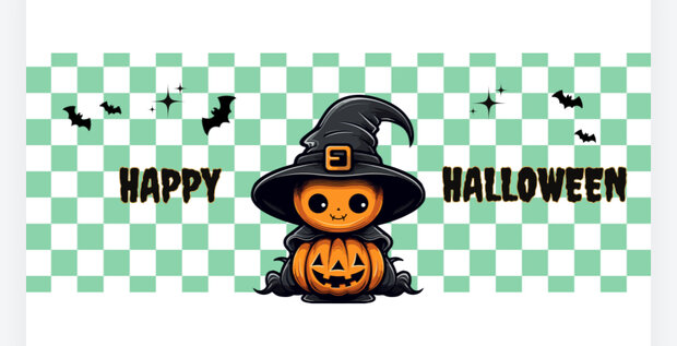 Happy Halloween Pumpkins print